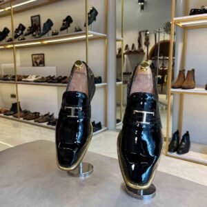 Patent Croco Limited Edition Moccasins