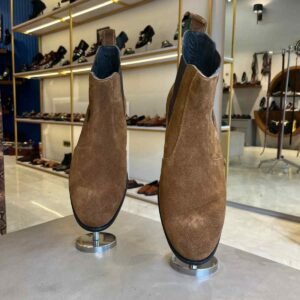 Tan Suede Chelsea Boots